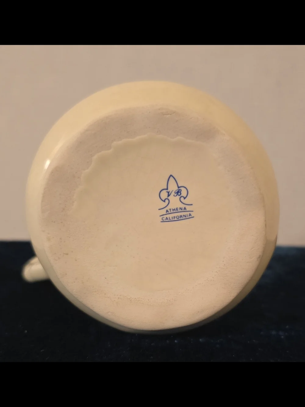 Vintage VB Athena California Floral Shaving Scuttle Mug Cup